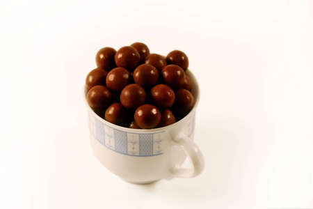 chocolate ballsの写真素材