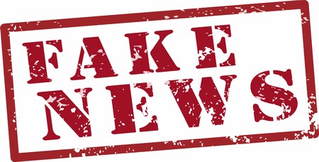 Fake news issue in social media 2016 US electionsのイラスト素材