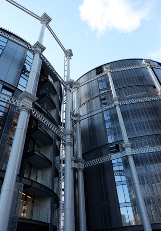 New apartment complex at Kings Cross, Londonのeditorial素材