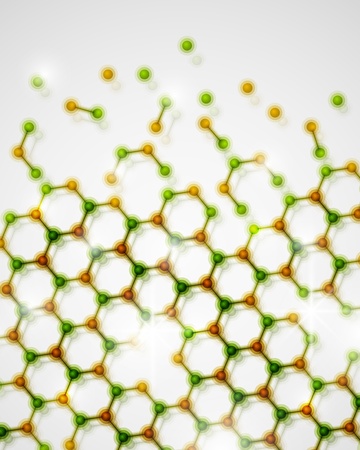 Background, showing the destruction of the molecular structure  Eps 10のイラスト素材