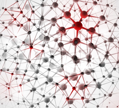 Background to the molecular structure  Eps 10のイラスト素材