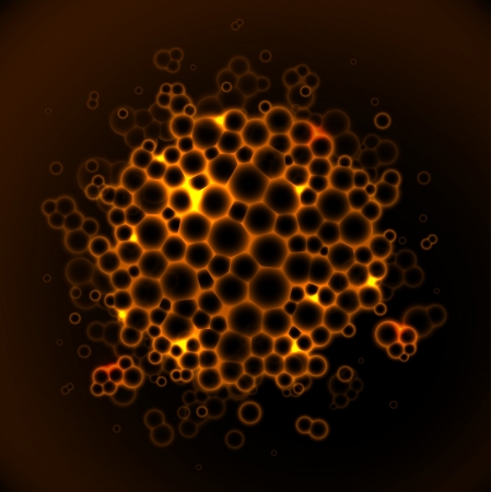 Abstract reproduction of bacteriaのイラスト素材