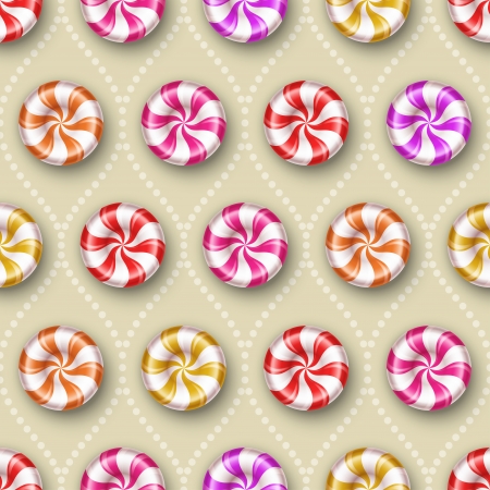 Seamless background with sweets. Eps 10のイラスト素材