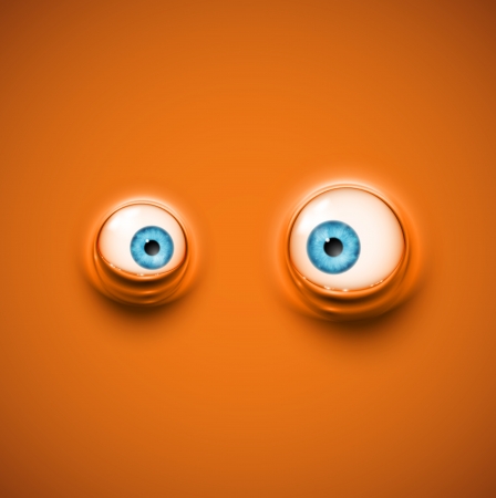 Background with cartoon eyes, eps 10のイラスト素材