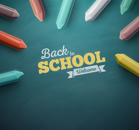 Welcome back to school, eps 10のイラスト素材