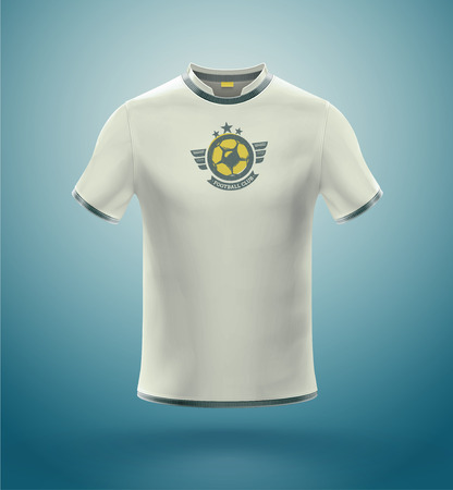 Isolated soccer t-shirt のイラスト素材