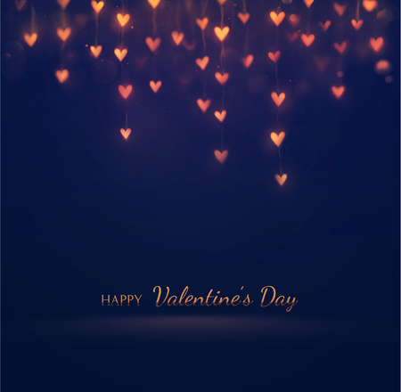 Happy Valentine's Day, greeting card, eps 10のイラスト素材