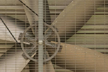 Big fan in the factoryの写真素材