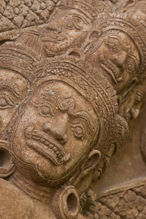 Face of brown devilの写真素材