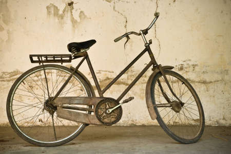 Old bicycleの写真素材