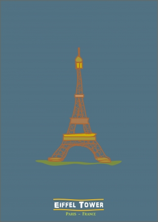 eiffel tower, paris,fanceの写真素材