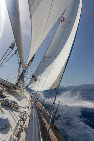 The sailing yacht.のeditorial素材