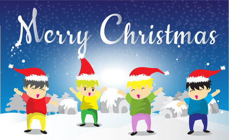 Set Santa claus Christmas Collection vector illustrationsのイラスト素材