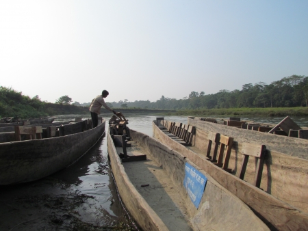 Chitwan -Jungle in Nepalのeditorial素材