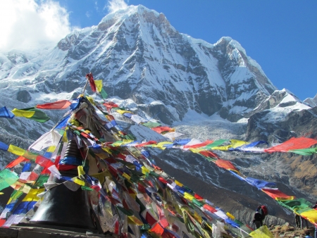 annapurna base campの写真素材