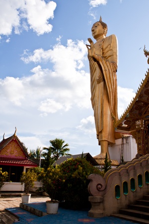 Buddha statue at Chiang Mai Thailandの写真素材