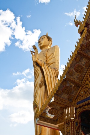 Buddha statue at Chiang Mai Thailandの写真素材