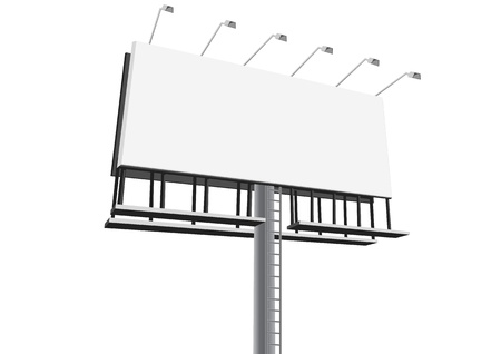 Big sign for advertising or announcementのイラスト素材