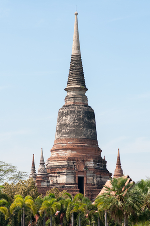 Ancient Pagoda in Thailandの写真素材