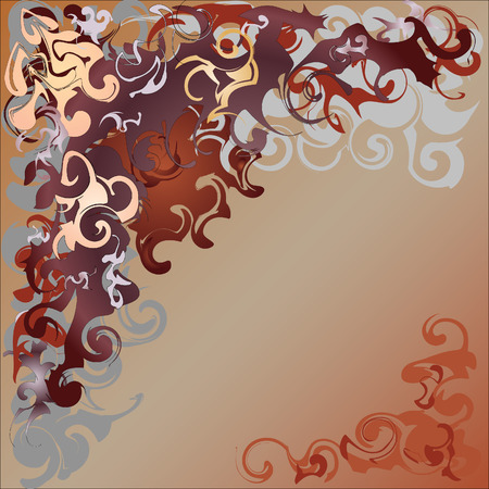 Color background with a twirl for text or imageのイラスト素材