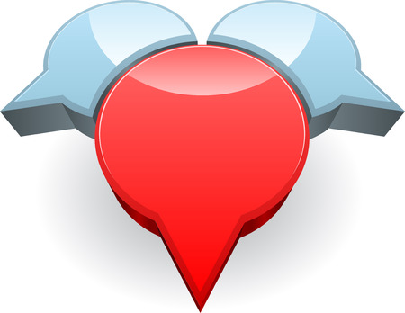 Speech icon of three personのイラスト素材