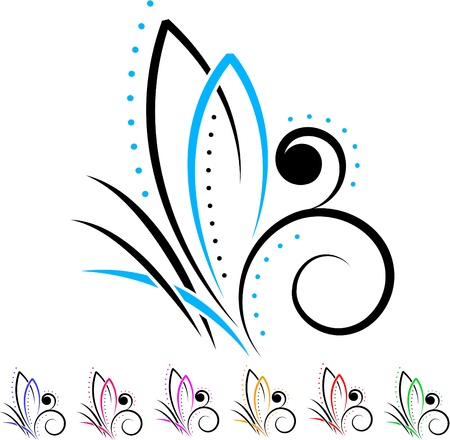 East swirlのイラスト素材