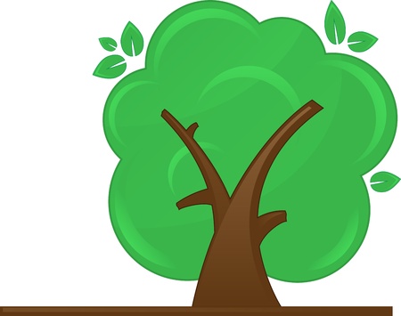 Green treeのイラスト素材