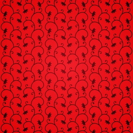Red floral backgroundのイラスト素材