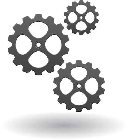 Set of gearsのイラスト素材