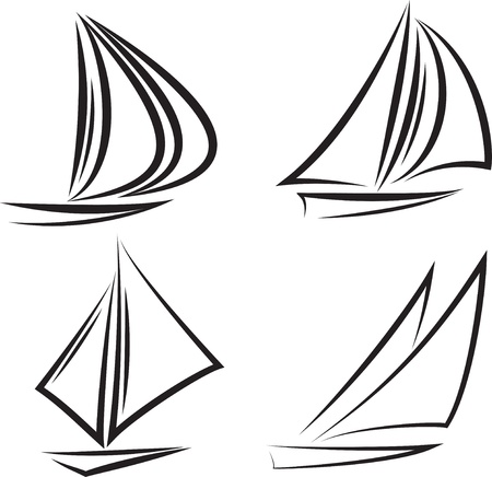 Sailboatsのイラスト素材