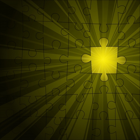 Background with puzzle elements. のイラスト素材