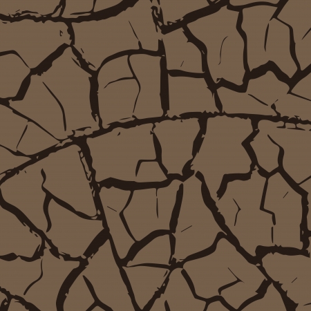 Brown background with black cracks. eps10のイラスト素材