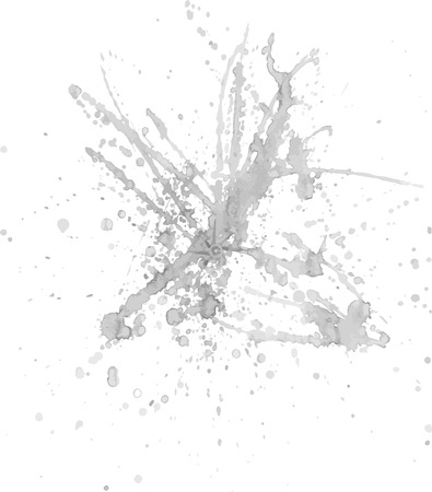 Gray ink splashのイラスト素材