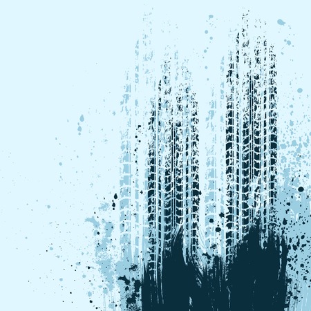 Blue backgroundのイラスト素材