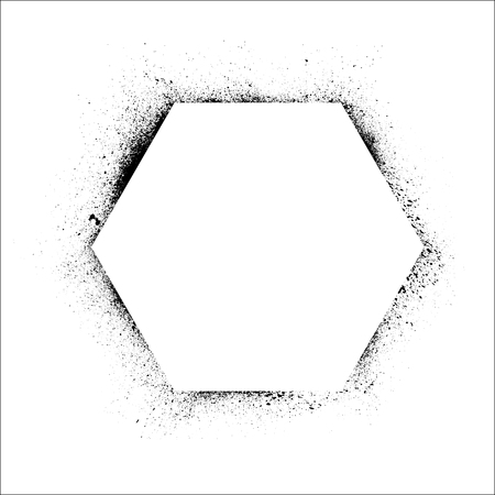 Abstract white background with black ink blots. eps10のイラスト素材