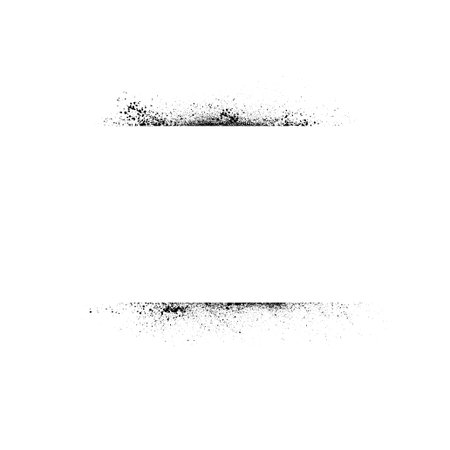 White background with two black ink blots strokes. eps10のイラスト素材