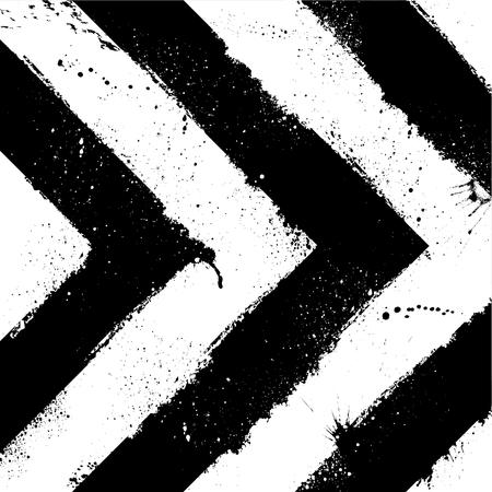 Abstract black and white background with ink blots. のイラスト素材