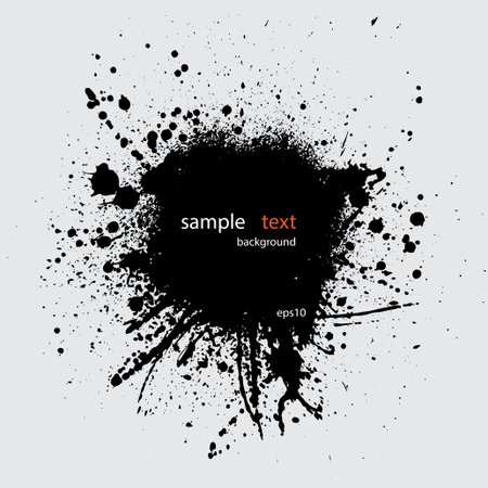 Black grunge background with sample textのイラスト素材