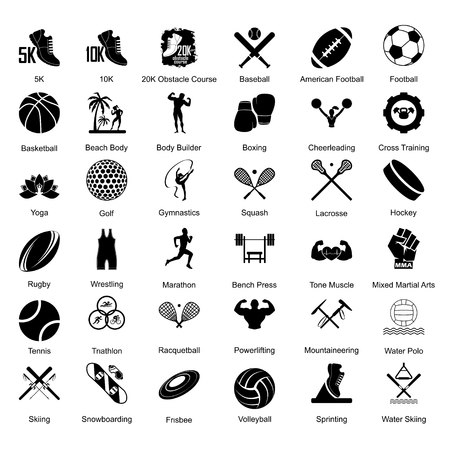 Sport icons setのイラスト素材
