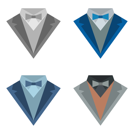 Four color suitsのイラスト素材