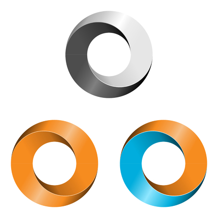 Set of logotypesのイラスト素材