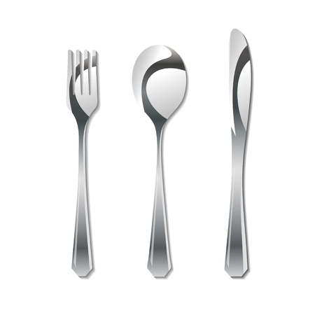 Cutlery silver instrumentsのイラスト素材