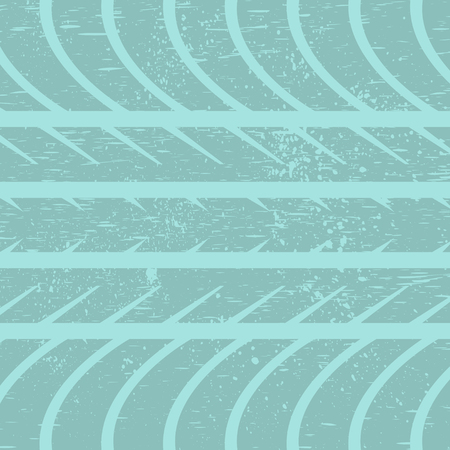 Big blue tire trackのイラスト素材