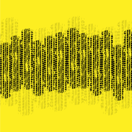 Tire tracks backgroundのイラスト素材