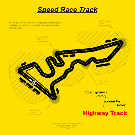 Rocket jump high speed circuitのイラスト素材
