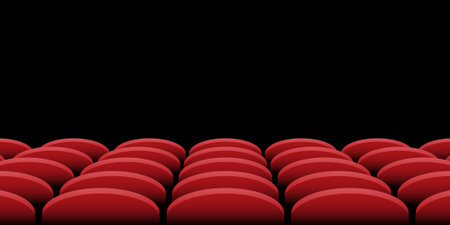Cinema seats backgroundのイラスト素材