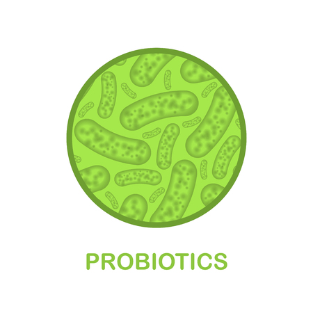Probiotics abstract backgroundのイラスト素材