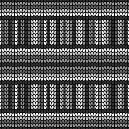 Seamless black knittingの写真素材