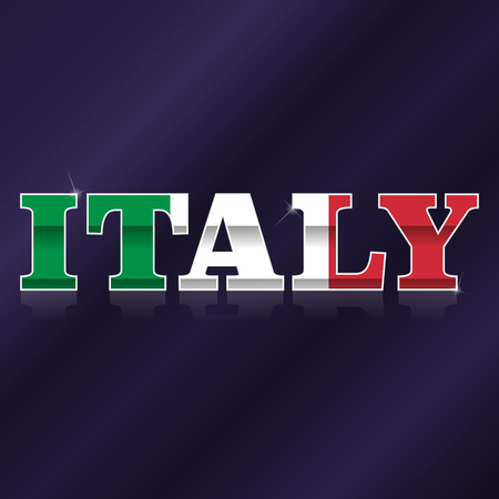 Italy flag symbolの写真素材