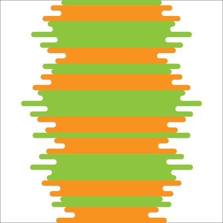 White background with horizontal color brush linesのイラスト素材